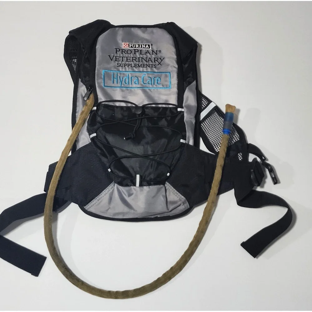 Purina Pro Plan Hydra Care Hydration Back Pack Running Hiking H2O Water Bag
